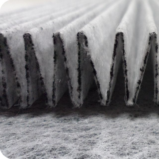 Flame Retardant Nonwoven for Filtration Material