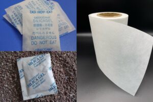 What non-woven fabric is used for silica gel packets?