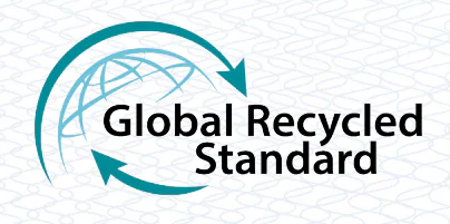 The official logo of the Global Recycled Standard (GRS)