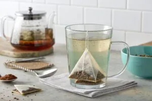 What are non-woven tea bags made of?